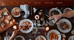 Desktop Screenshot of brushlandeatinghouse.com